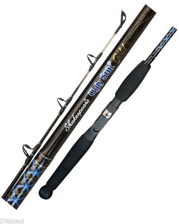 Ugly Stik Gold 24kg 6ft 3 Pce Fishing RodSpinShakespeareFuji Guides