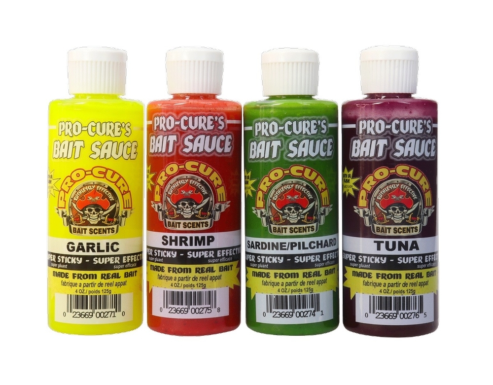 4oz Bottle Of Pro-Cure Bait Sauce - Sticky Fishing Lure And Bait Scent