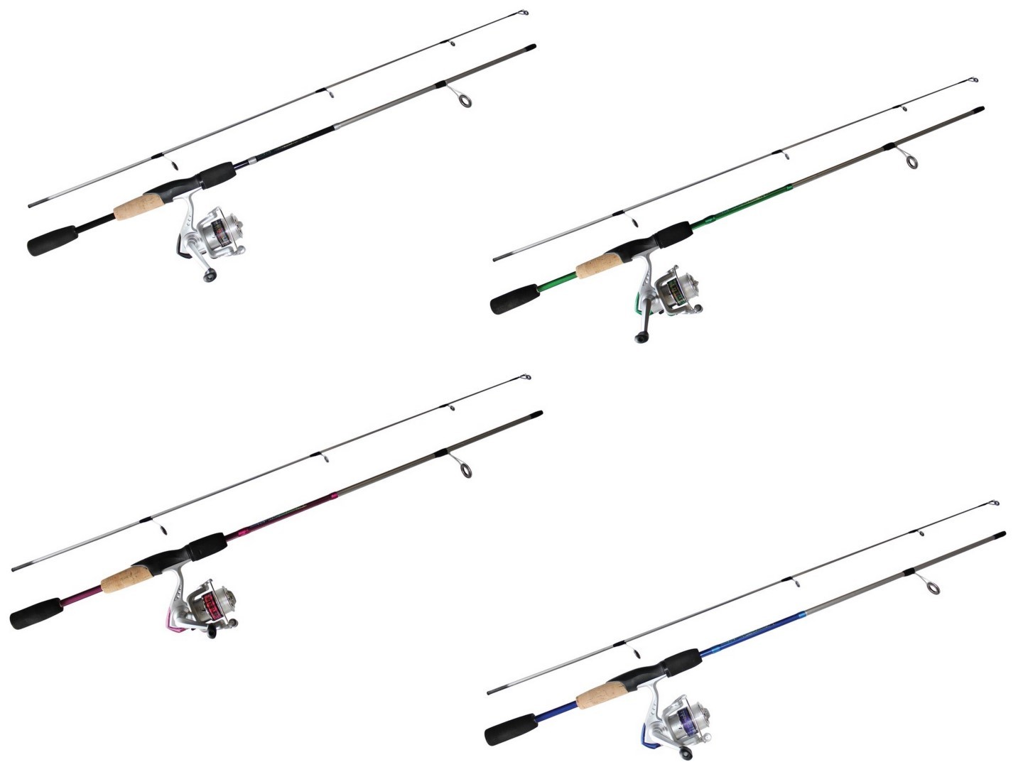 5'6 Okuma Steeler XP 2 Piece Fishing Rod and Reel Combo Spooled