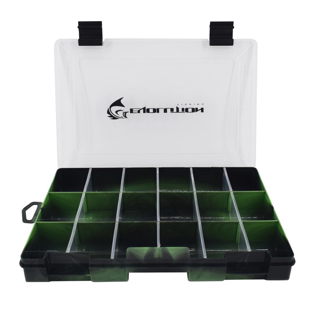 Evolution Drift Series 3600 Green Fishing Tackle Tray With Up To
