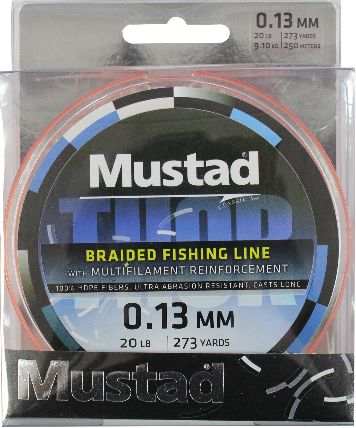 Promo Mustad Thor Braided Fishing Line 110M - 20Lb/9.10Kg (Blue