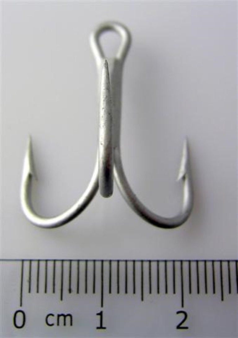 Mustad 7790X Open Shank Treble Hooks - Size 12