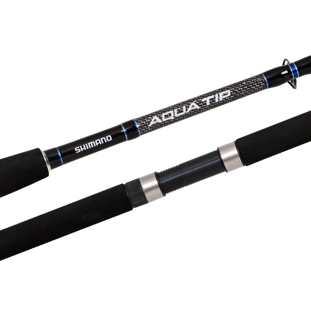 6'6 Shimano Aqua Tip 2-4kg Spinning Fishing Rod - 2 Pce Rod with