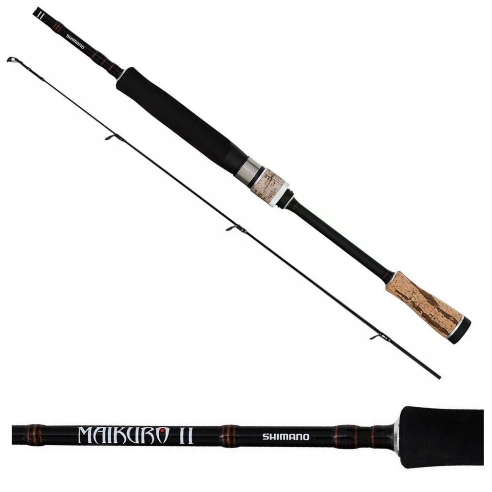 7ft Shimano Aqua Tip 4-8kg Spinning Fishing Rod - 2 Pce Rod with Integrated  Tip