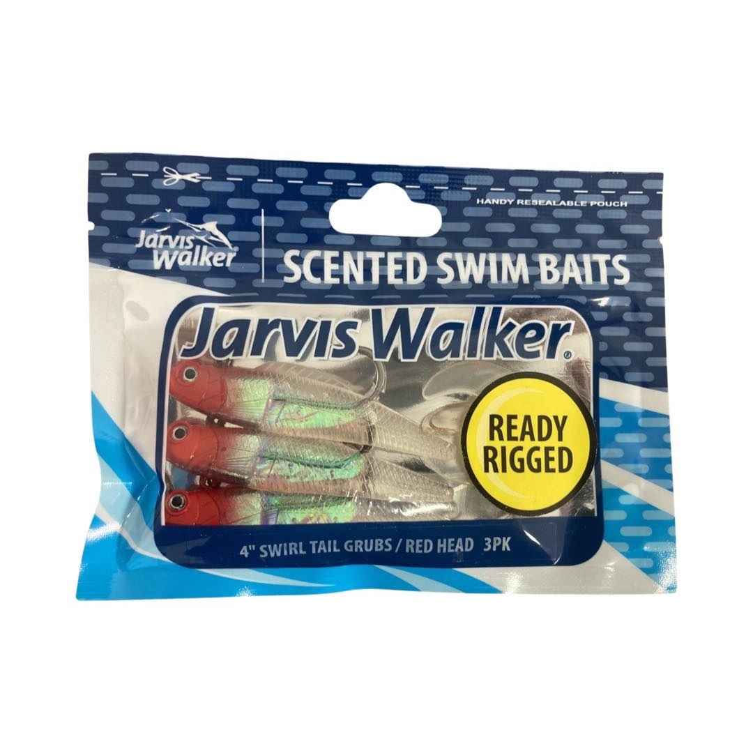 Jarvis Walker 2 Pack Vibe Shad Lures - 90mm, Red/Clear - Kmart
