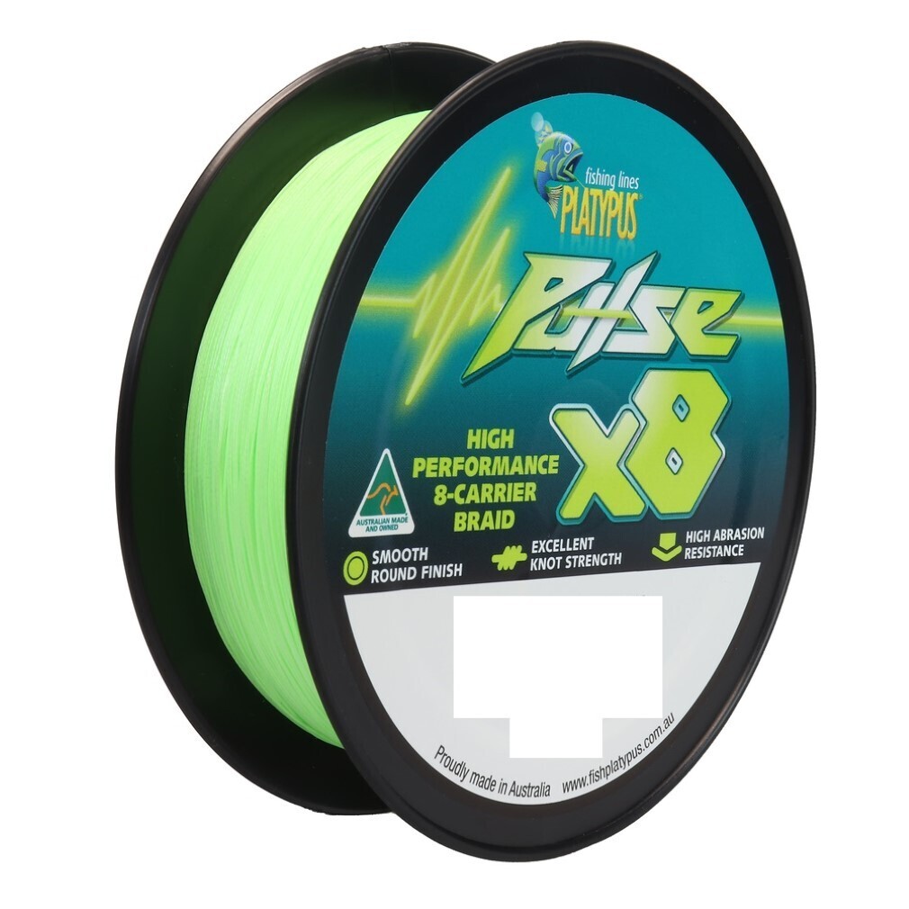 X8 Reaction Tackle Braided Fishing Line- Moss Green 8 Strand