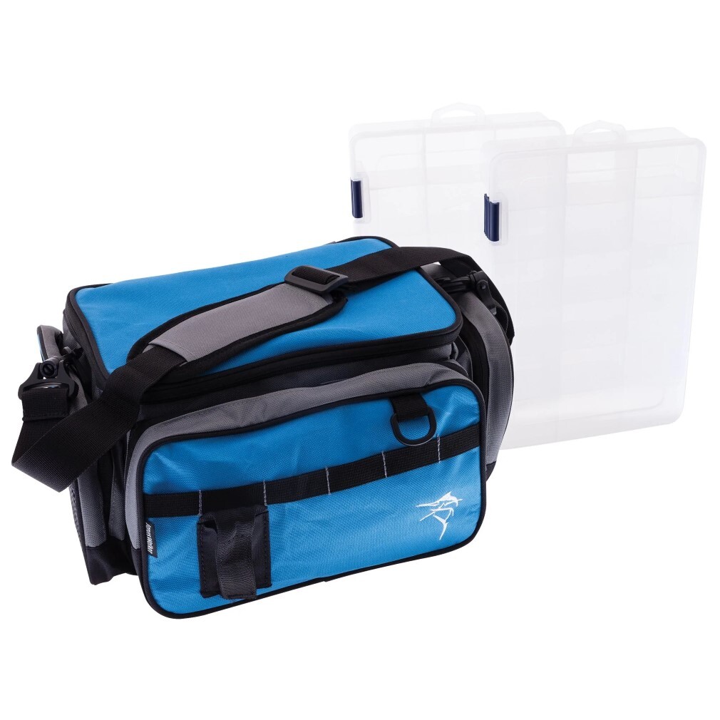 Medium Jarvis Walker Soft Sided Tackle Bag with 2 Lure Trays