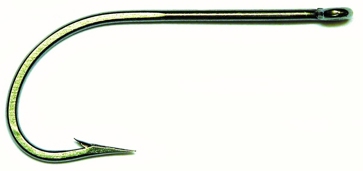 Mustad 34007 Classic O' Shaughnessy Stainless Steel Forged Hook (10-Pack),  Size 2