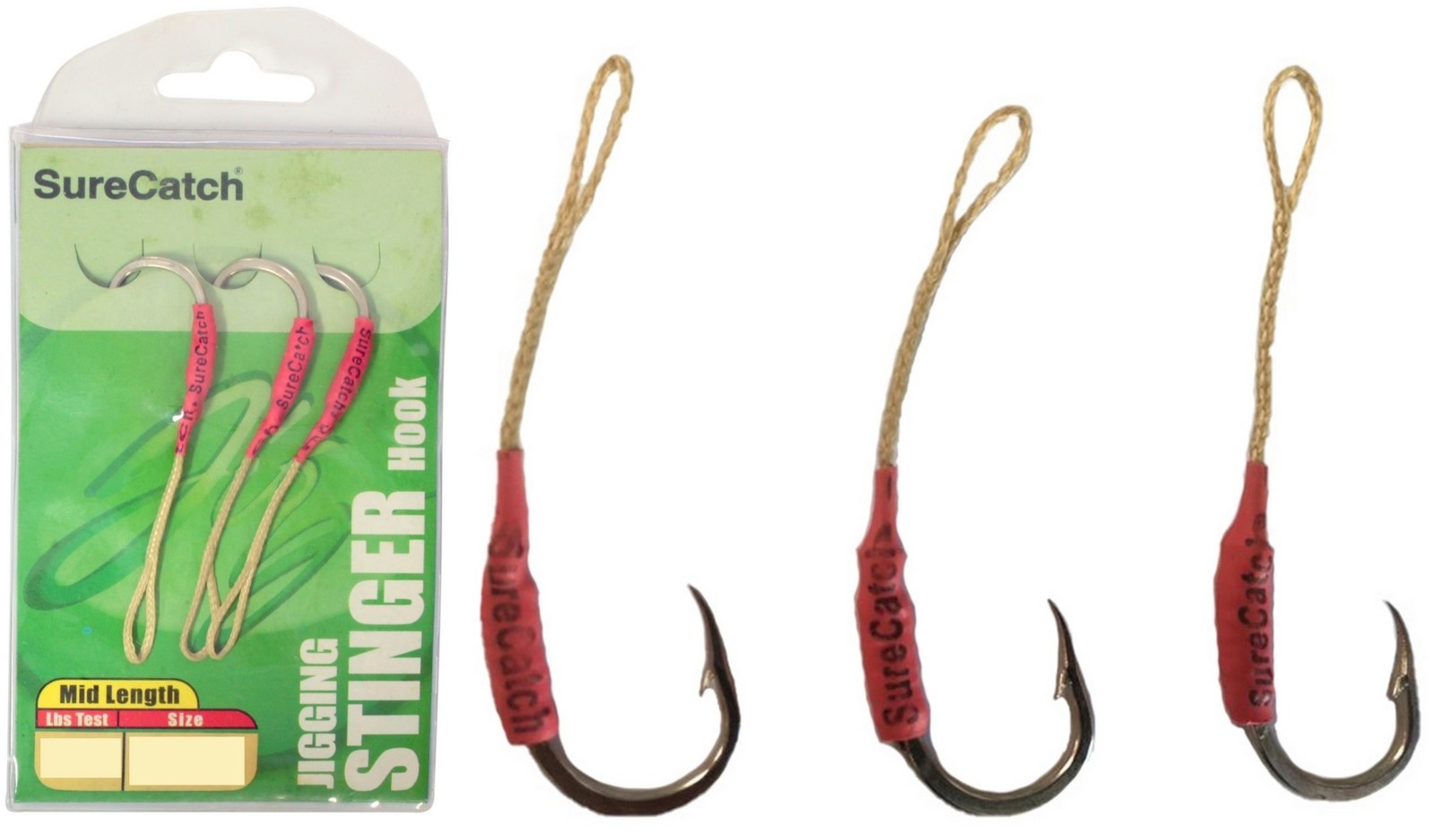 Mustad Stinger Hooks (set of 5) - Shore Tackle and Custom Rods