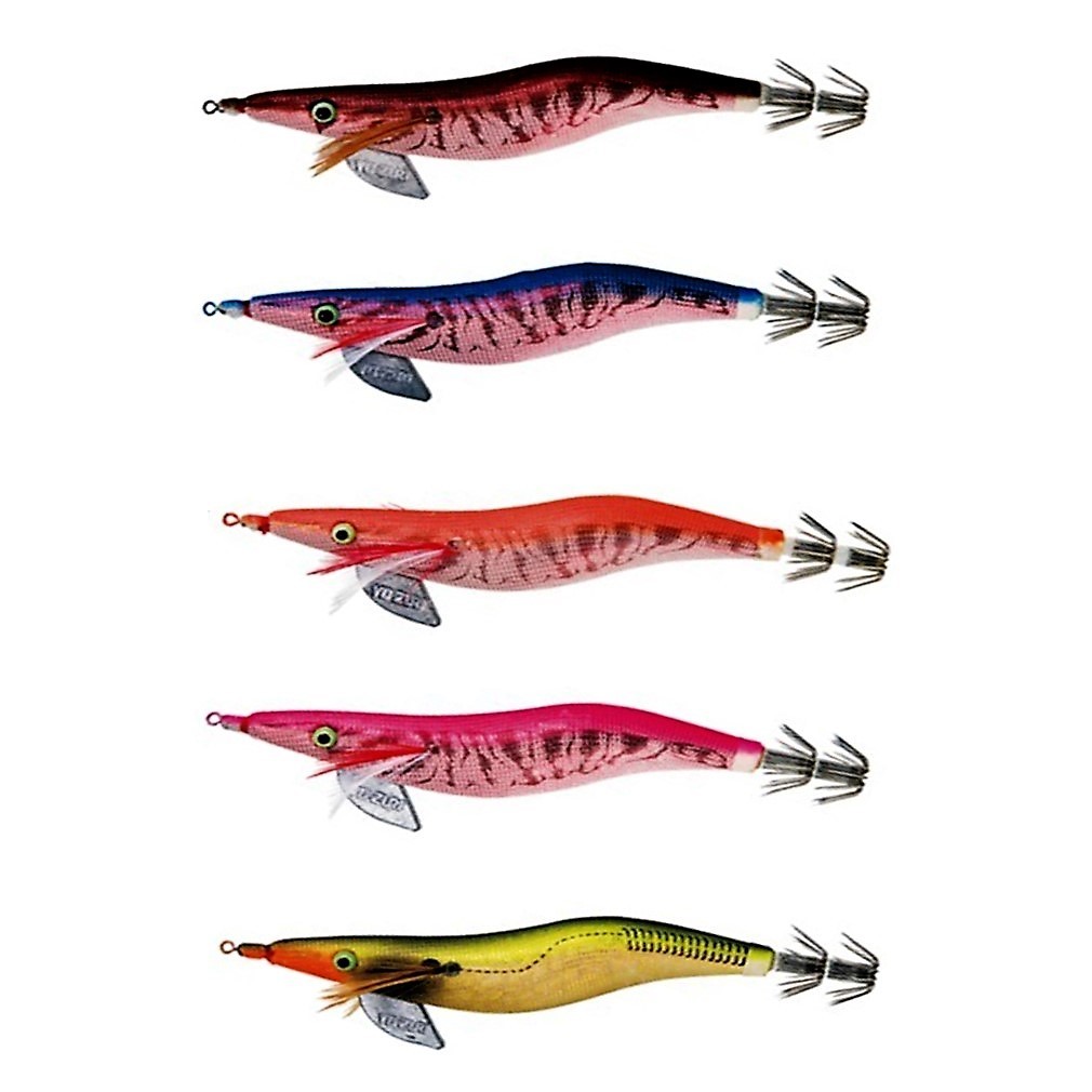 90mm Yo-Zuri Aurie-Q Ace Sinking Squid Jig Lure - Size 3.0 Cloth Wrap ...