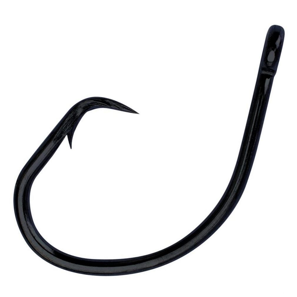 10 Pack of Size 18/0 Eagle Claw Lazer Sharp L2045 Black Heavy Wire Big Game  Circle Hooks