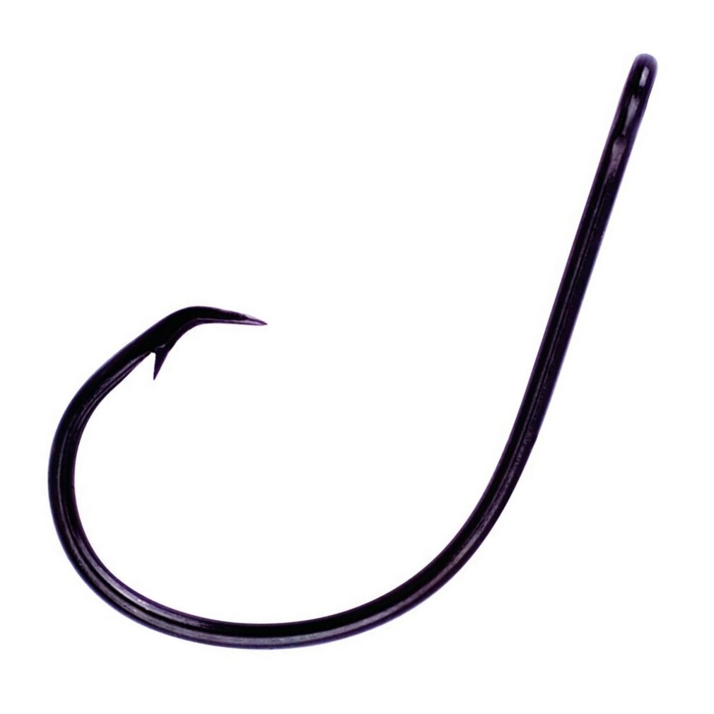 Eagle Claw TK170-3/0 Trokar Magnum Swimbait Hook, Platinum Black