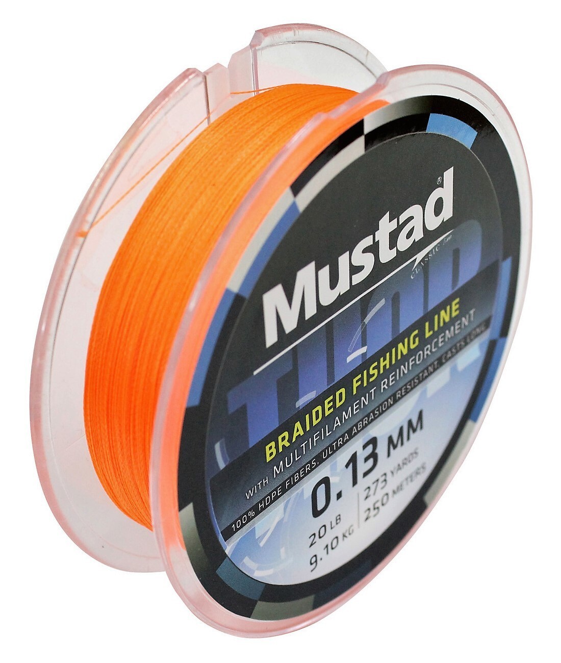 Mustad Thor Braid 110/30lb Hot Orange