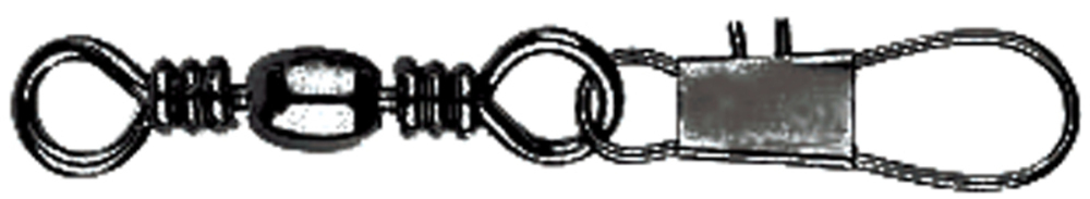 Mustad Barrel Swivel with Interlock Snap Size 1/ 6 for sale online