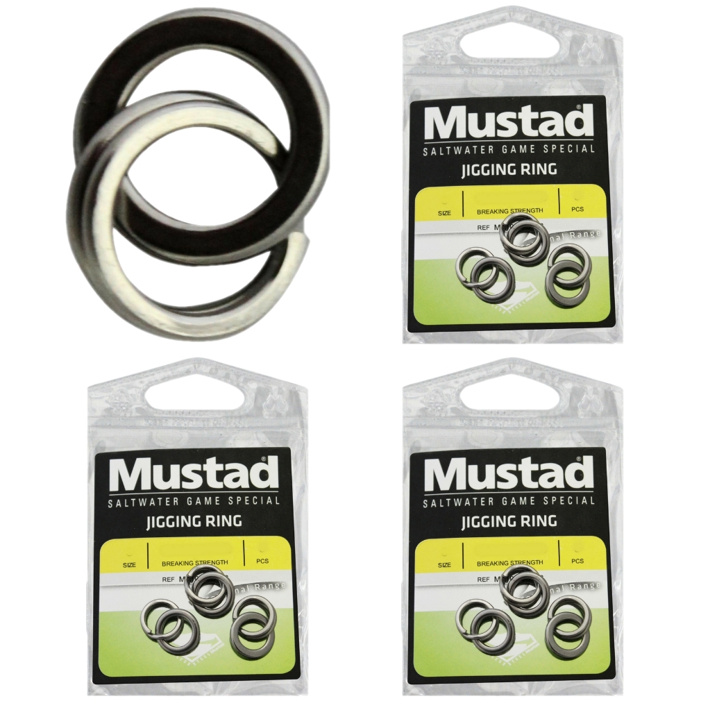 3, x, Packets, of, Mustad, Stainless, Steel