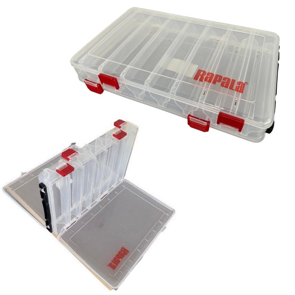 Rapala 14 Compartment Double Sided Fishing Lure Box - Lure