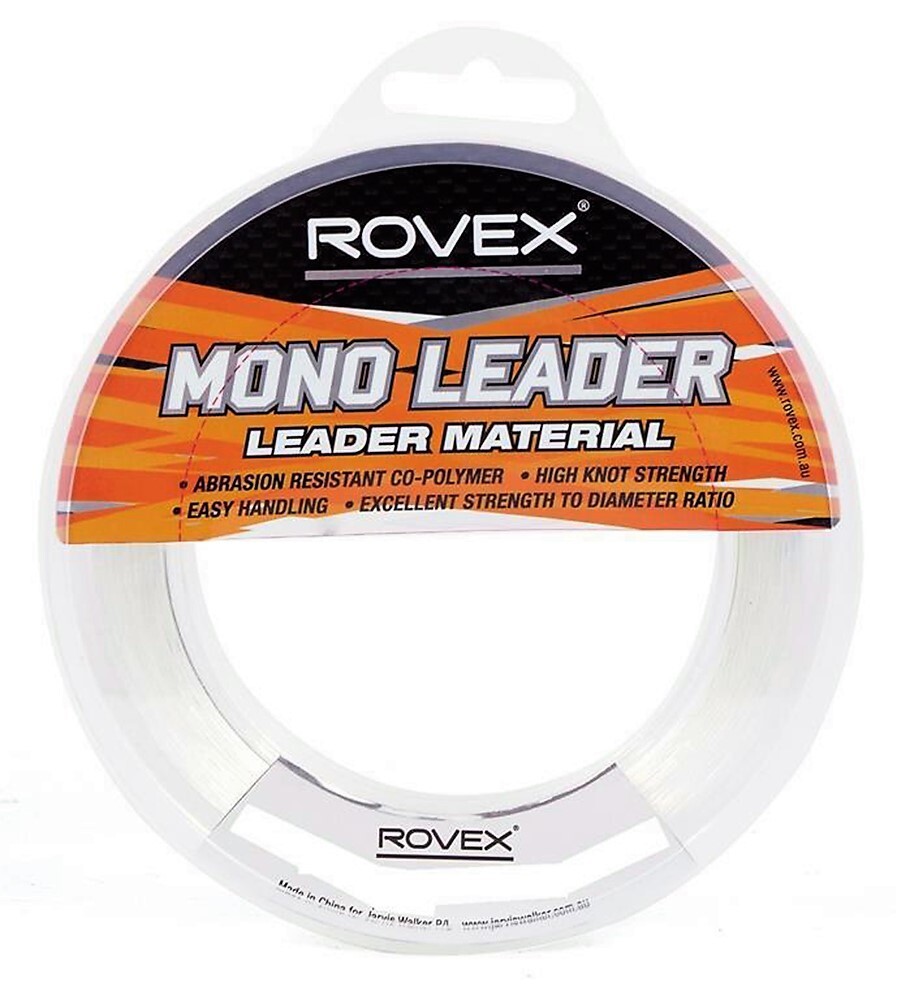 50m Monofilament Leader Line - Premium Saltwater Mono Leader Materials -  Big Game Spool - Great Substitute for Fluorocarbon Leader Line 3.0 