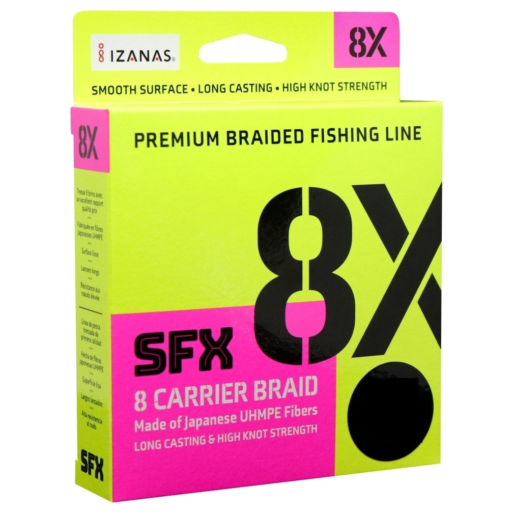300yd Spool of Yellow Sufix SFX 8X Premium Braided Fishing Line -8