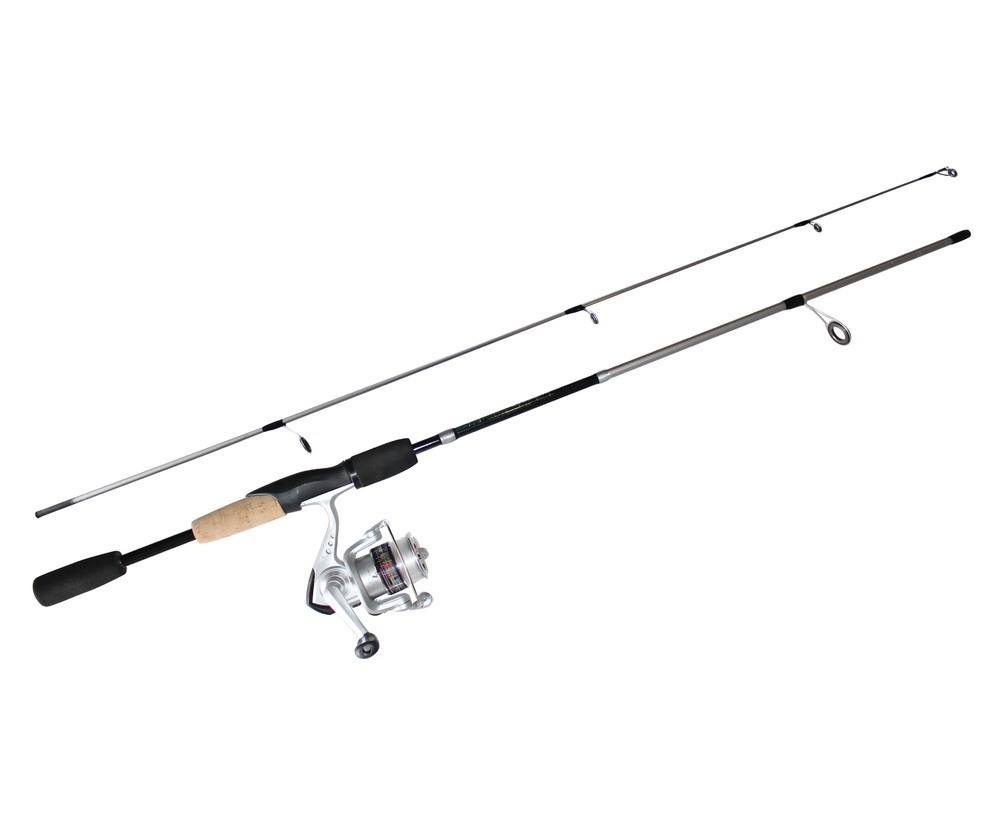 6ft Okuma Steeler XP 2 Piece 2-4kg Fishing Rod and Reel Combo