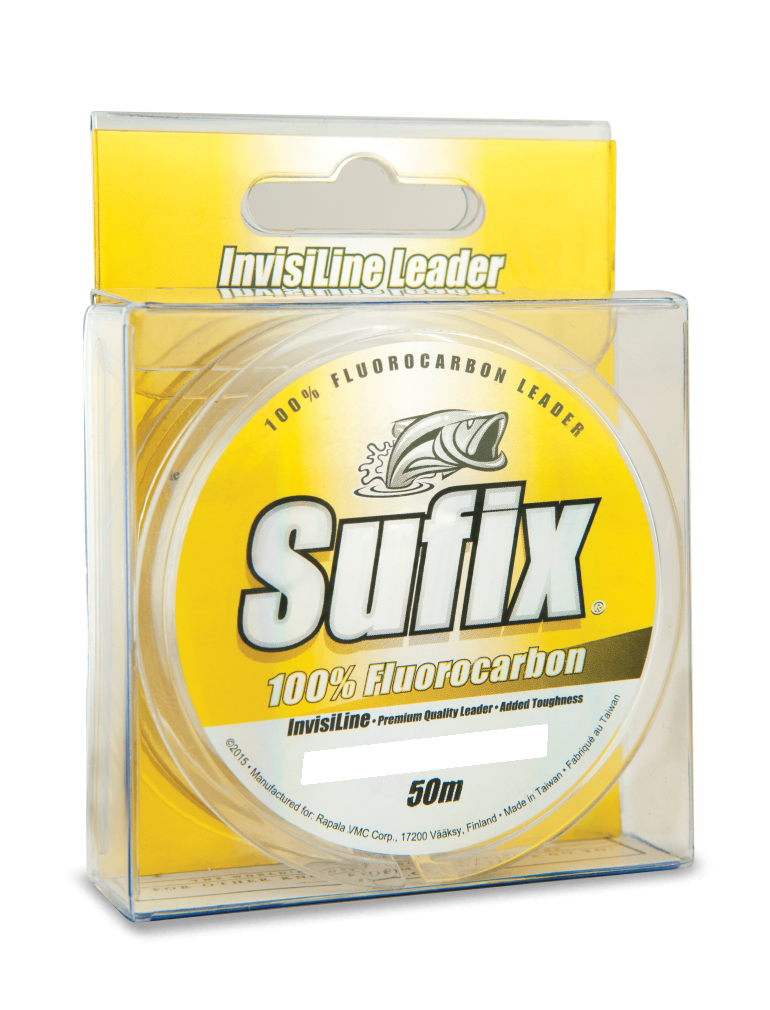 50m Spool of 10lb Sufix InvisiLine 100% Fluorocarbon Fishing Leader
