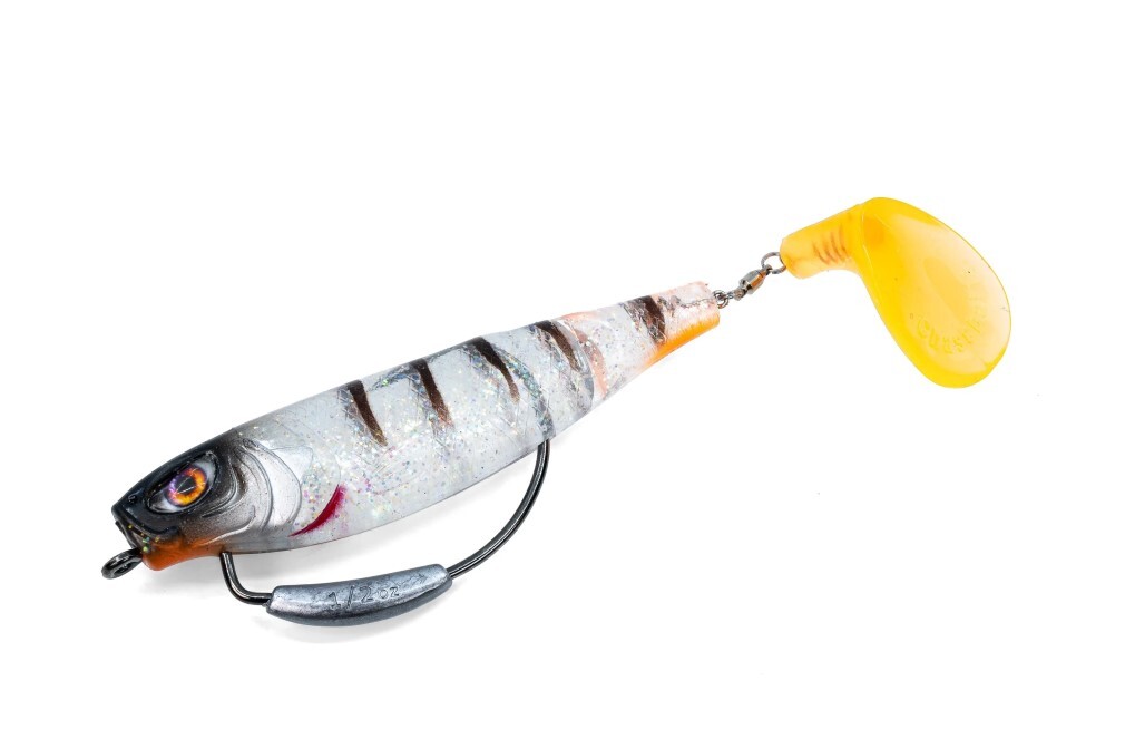 150mm Chasebaits The Swinger - Pre-Rigged Paddle Tail Softbait