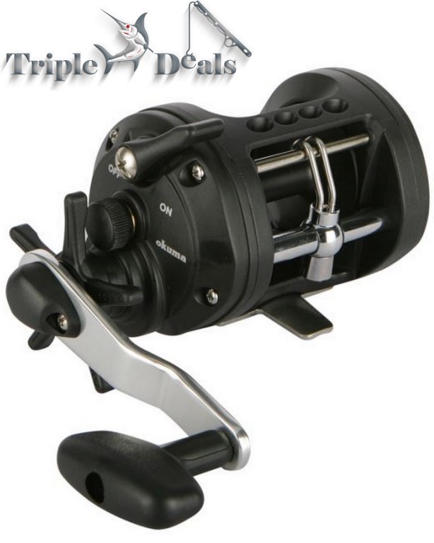 Brand New Okuma Classic CL300L Fishing Reel-Levelwind Overhead Spooled ...