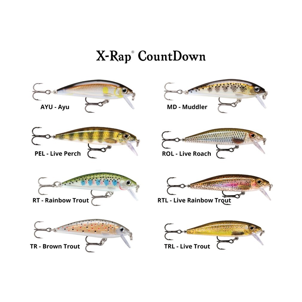 Buy Rapala CountDown CD-5 Sinking Lure 3-Pack 5cm online at