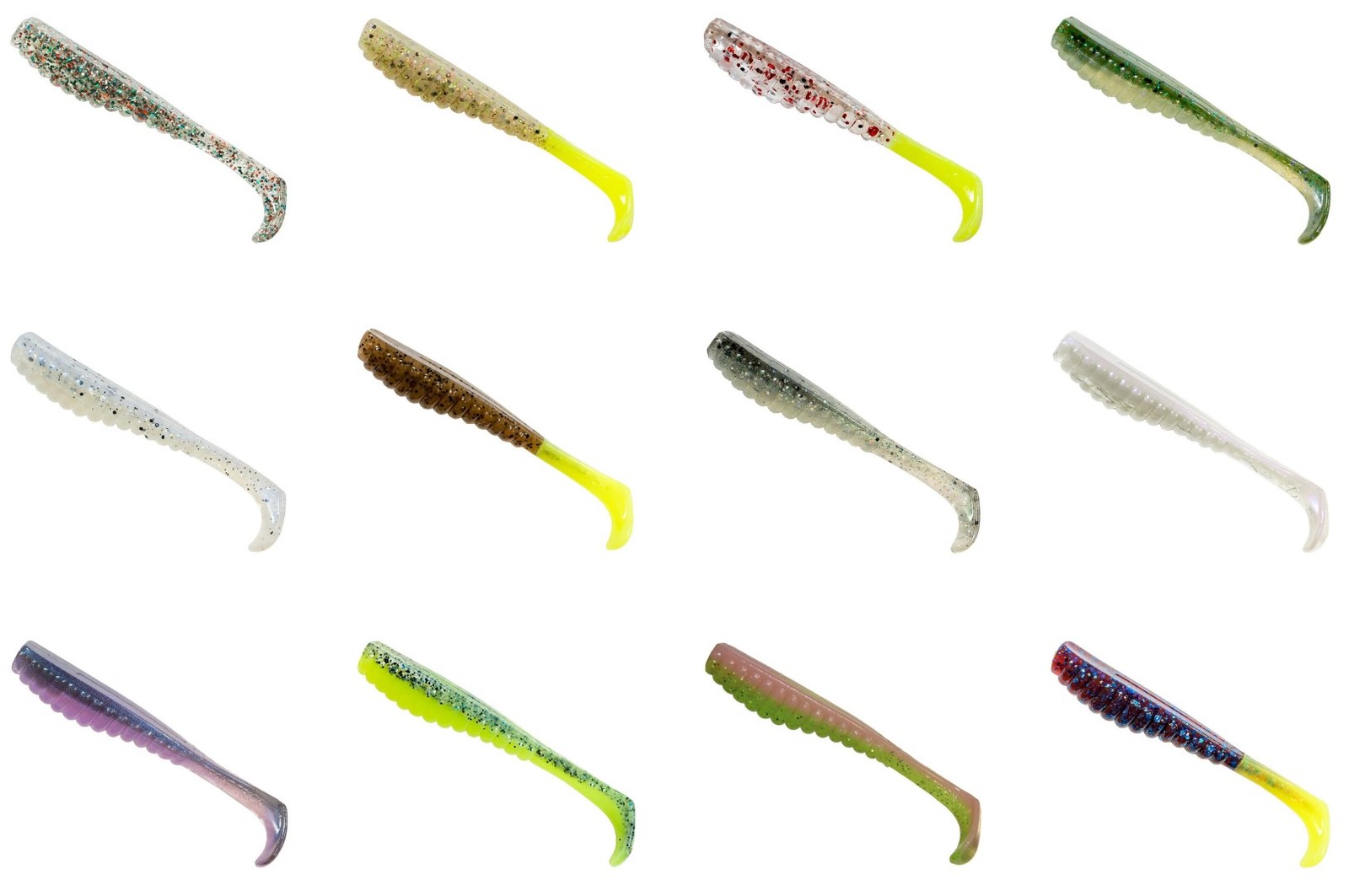 Zman 3.5 Inch Trick Swimz Soft Plastic Lures -6 Pack of Z Man Soft Plastic  Lures