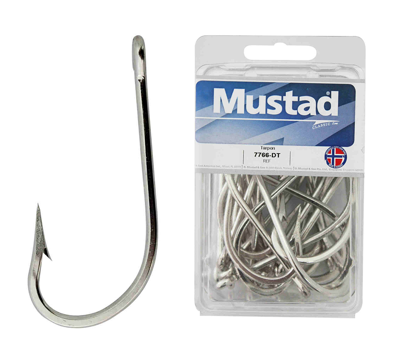 Mustad aberdeen hook ringed red size 4-Brand New-SHIPS SAME BUSINESS DAY