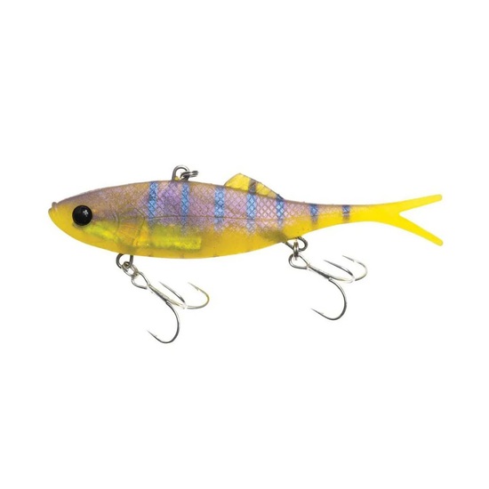 Berkley Shimma Fork 120mm Rigged Soft Vibe Lure - Purple Pearl