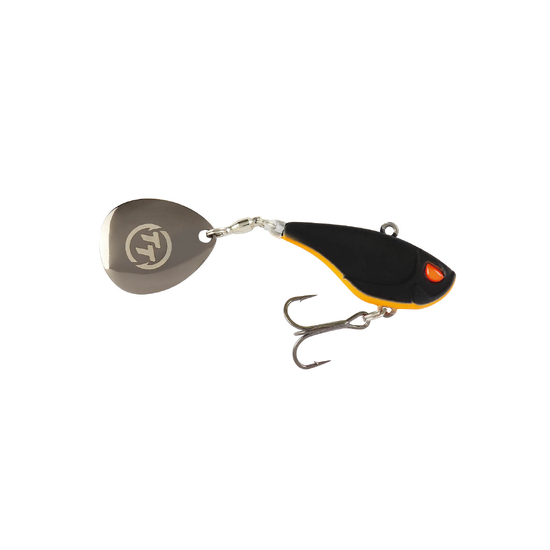 TT Lures Flashpoint+ 33mm Tail Spinner Vibe Lure - - NIGHTMARE