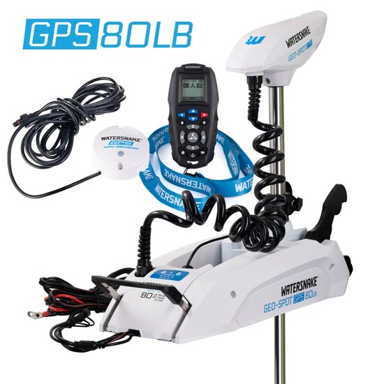 Watersnake Geo Spot 80/72 Remote Control GPS Bow Mount Electric Motor-80lb Thrust