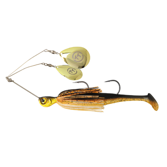 TT Lures 3/4oz Tornado+ Twin Spin Rigged Spinnerbait Lure - CARP