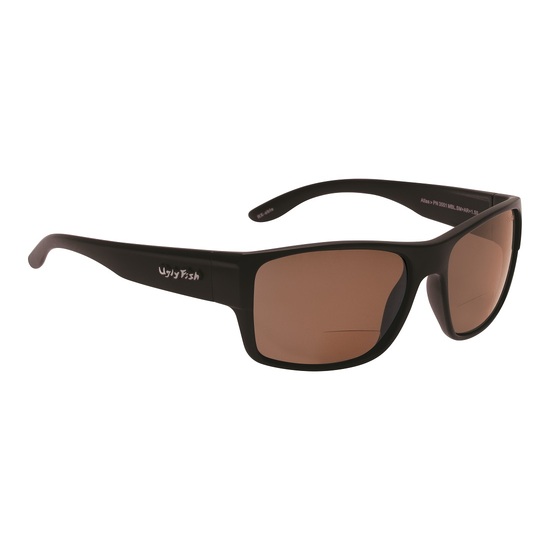 Ugly Fish Atlas PN3551 +1.50 Bifocal TR-90 Black Frame/Brown Lens Sunglasses