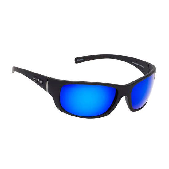 Ugly Fish Eclipse PC3411 TR90 Black Frame/Blue Revo Lens Polarised Sunglasses