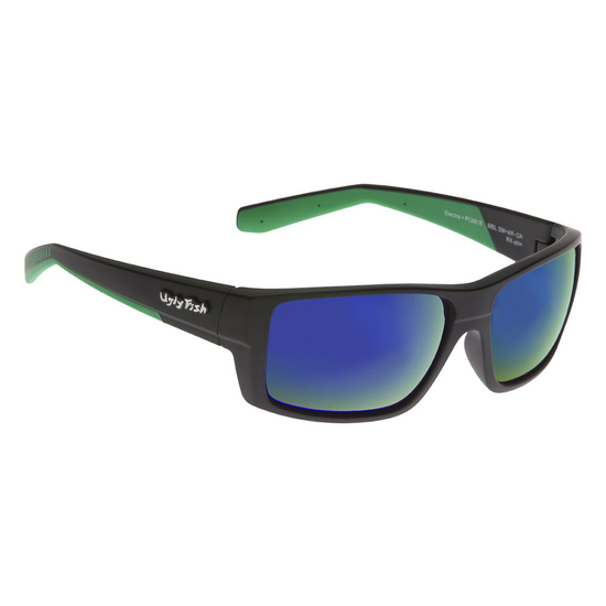 Ugly Fish Electra PC6818 TR90 Green Revo Lens/Black Frame Polarised Sunglasses