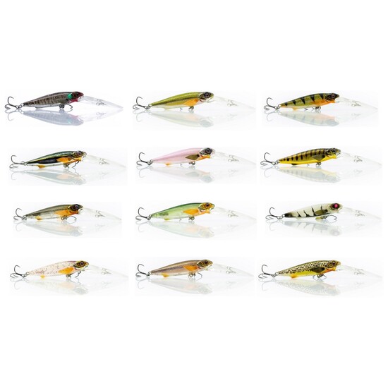 Chasebaits 2.25 inch Curly Baits Soft Plastic Fishing Lures - Milk