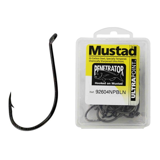 Mustad 92554NP-NR Big Red Hook (Size: 6/0, Pack: 7) [MUST92554NP-NR:0395] -  €2.68 : 24Tackle, Fishing Tackle Online Store
