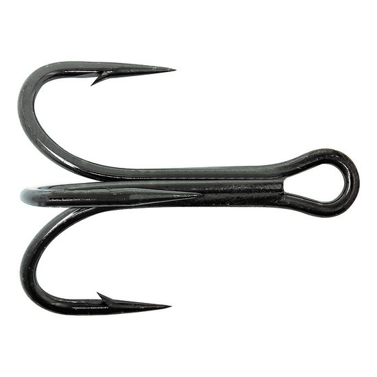 Mustad 412NPBLN-Size 8/0-Qty 3-Ultra Point Deep V Chemically Sharpened Hooks