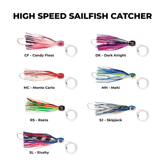  Williamson Lures Soft Sailfish Catcher SSCR5-BLKPRPL Black  Purple Lure 140mm : Sports & Outdoors