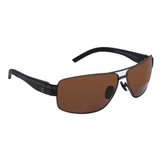 Ugly Fish Iceberg PN21107 +2.00 Bifocal Gun Metal Frame/Brown Lens Sunglasses