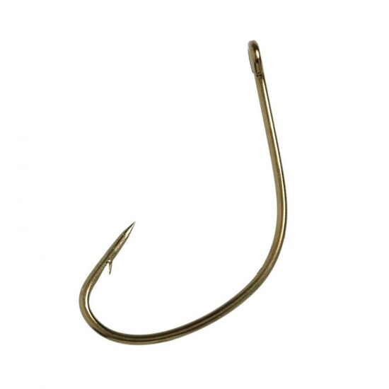 25 Pack of Eagle Claw 6043T Open Eye Kirby Ganging Fishing Hooks