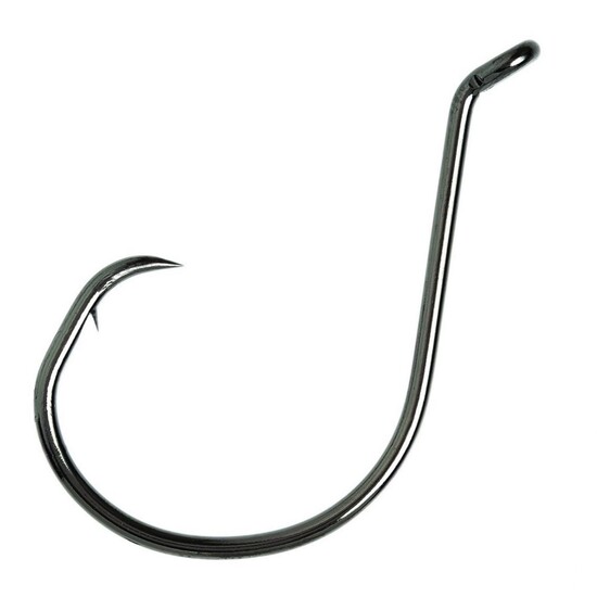 TOPIND 7691 Stainless Steel Fishing Hooks with Silver Size 3/0 to 13/0 5pcs