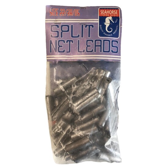 72 Pack of 22gm Solid Fishing Net Leads - Cast Net Weights