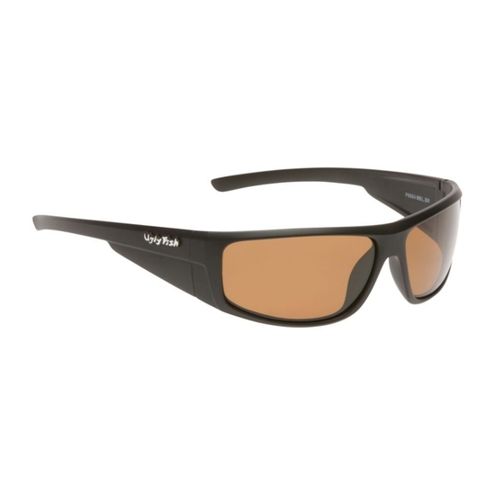 Ugly Fish P8084 Black Frame/Brown Lens Polarised Adult Lifestyle Sunglasses