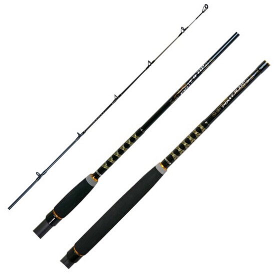 Silstar Crystal Power Tip 6'6 3 Piece 3-6kg Travel Spin Rod With Solid Glass Tip