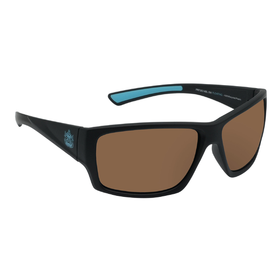 Ugly Fish PFR363 Polarised Floating Wrap Sunglasses -Matt Black Frame/Brown Lens