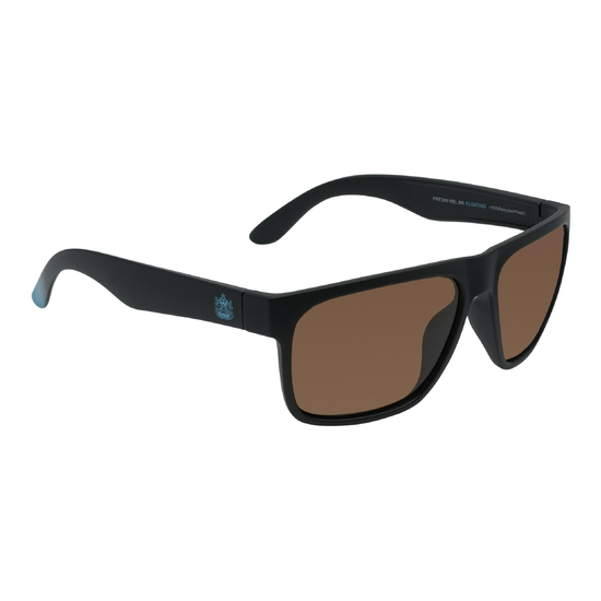 Ugly Fish PFR389 Polarised Floating Sunglasses - Matt Black Frame/Brown Lens