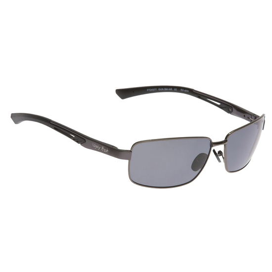 Ugly Fish PT24377 Aluminium Gun Metal Frame/Smoke Lens Polarised Sunglasses