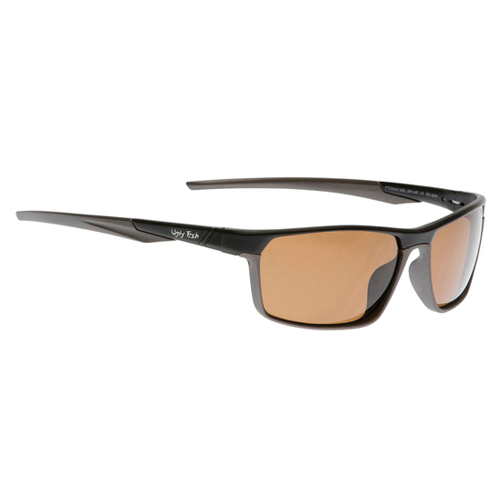 Ugly Fish PT24543 Aluminium Black Frame/Brown Lens Polarised Sunglasses